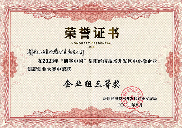 智慧加藥系統(tǒng)獲2023年岳陽(yáng)經(jīng)開(kāi)區(qū)創(chuàng)客中國(guó)創(chuàng)新創(chuàng)業(yè)大賽三等獎(jiǎng)